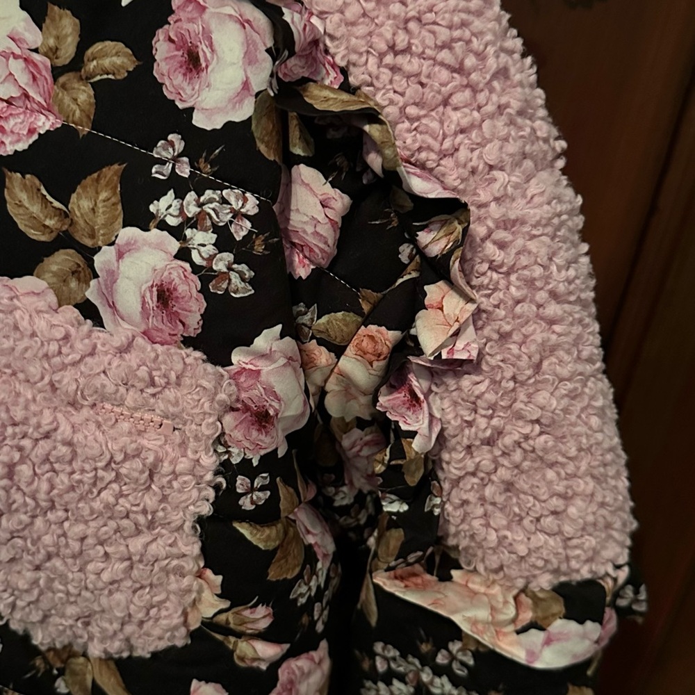 For Love and Lemons Floral Puffer Jacket - Picture 7 of 9